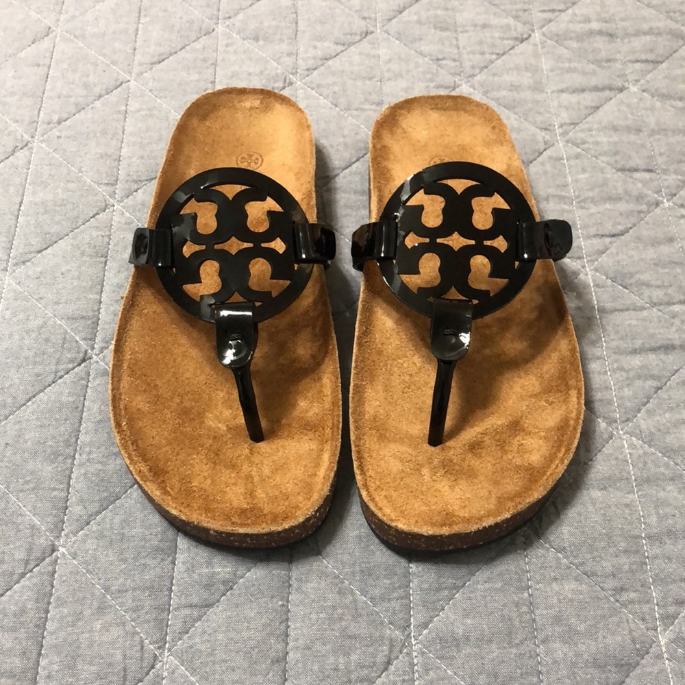 NWT Tory Burch Miller Cloud Patent Leather/Cork size 7